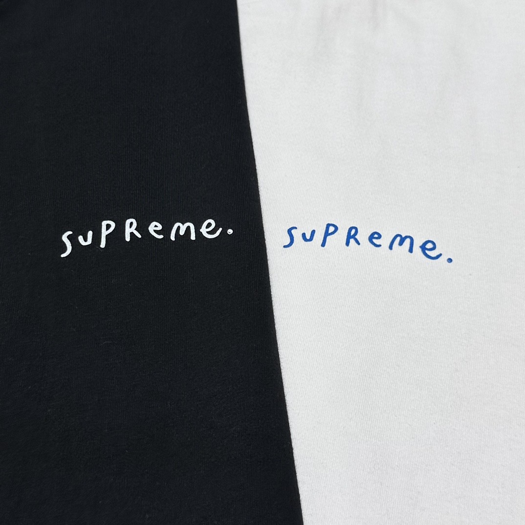 Supreme FW23 WEEK17 YIN YANG TEE 阴阳八卦印花 短袖 T恤 黑色 白色 SUP-FW23-252