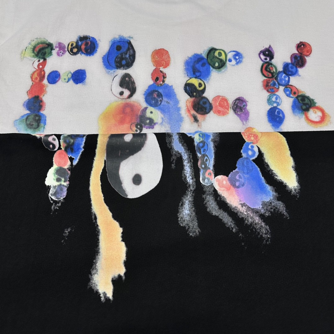 Supreme FW23 WEEK17 YIN YANG TEE 阴阳八卦印花 短袖 T恤 黑色 白色 SUP-FW23-252