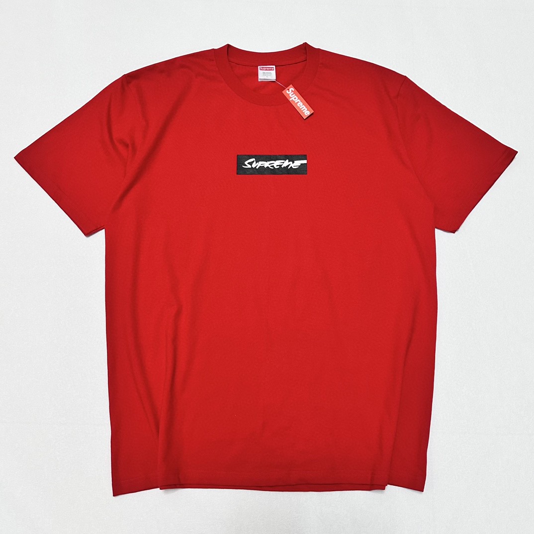 Supreme Futura 联名款 SS24 WEEK1  FUTURA BOX LOGO TEE 字母Logo印花 短袖 T恤 黑色 白色 红色 SUP-SS24-002