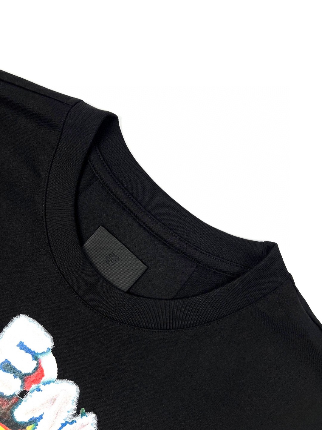 Givenchy 纪梵希字母logo印花 T恤 短袖 套头 夏款 黑色 BM716N3YLW-001