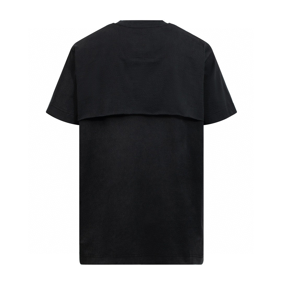 Givenchy 纪梵希 双层字母logo印花 T恤 短袖 套头 夏款 黑色 