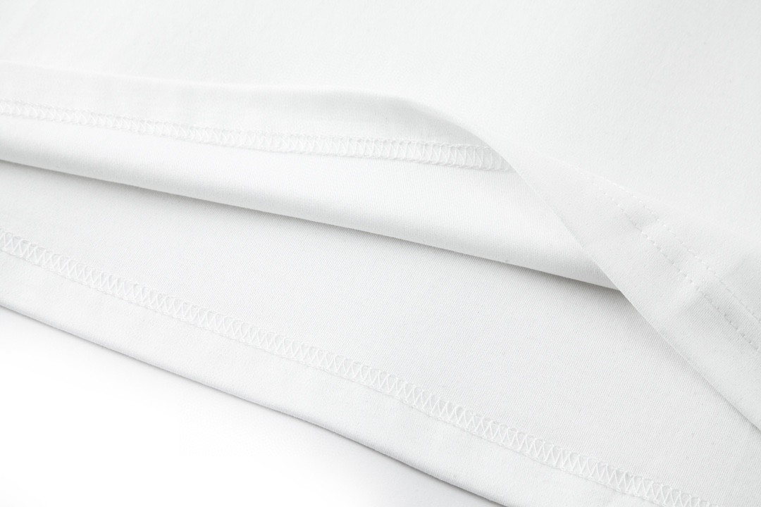 PRADA 普拉达 纯色刺绣字母logo 圆领 短袖 T恤 白色 UJN815S2211052-F0009