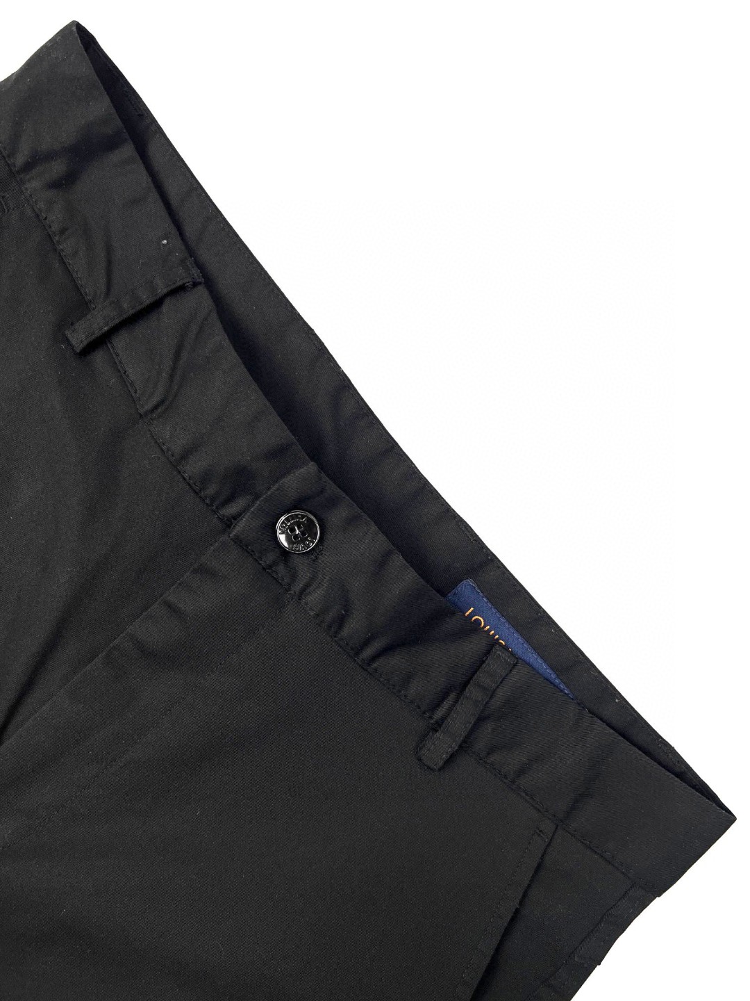 LOUIS VUITTON 路易威登 纯色植绒工装裤 休闲裤 裤子 长裤 男款 黑色 1AFATD