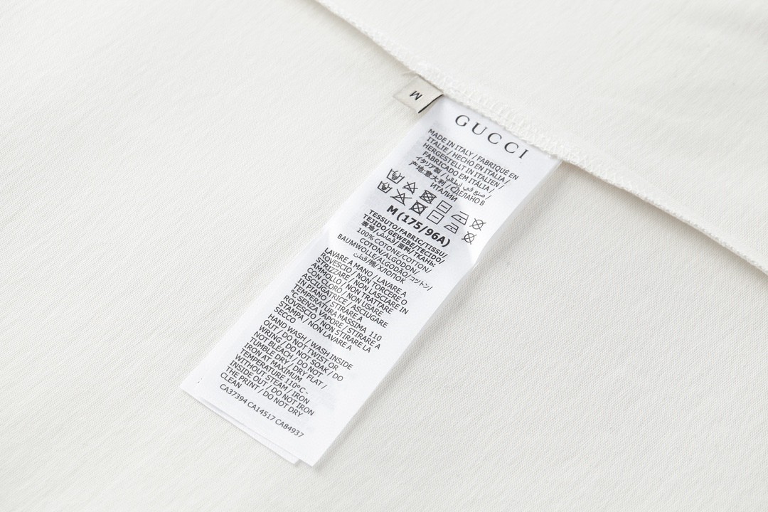 GUCCI 古驰 彩色字母logo印花 短袖 T恤 圆领 套头 夏季 白色 616036-XJFFX-9095