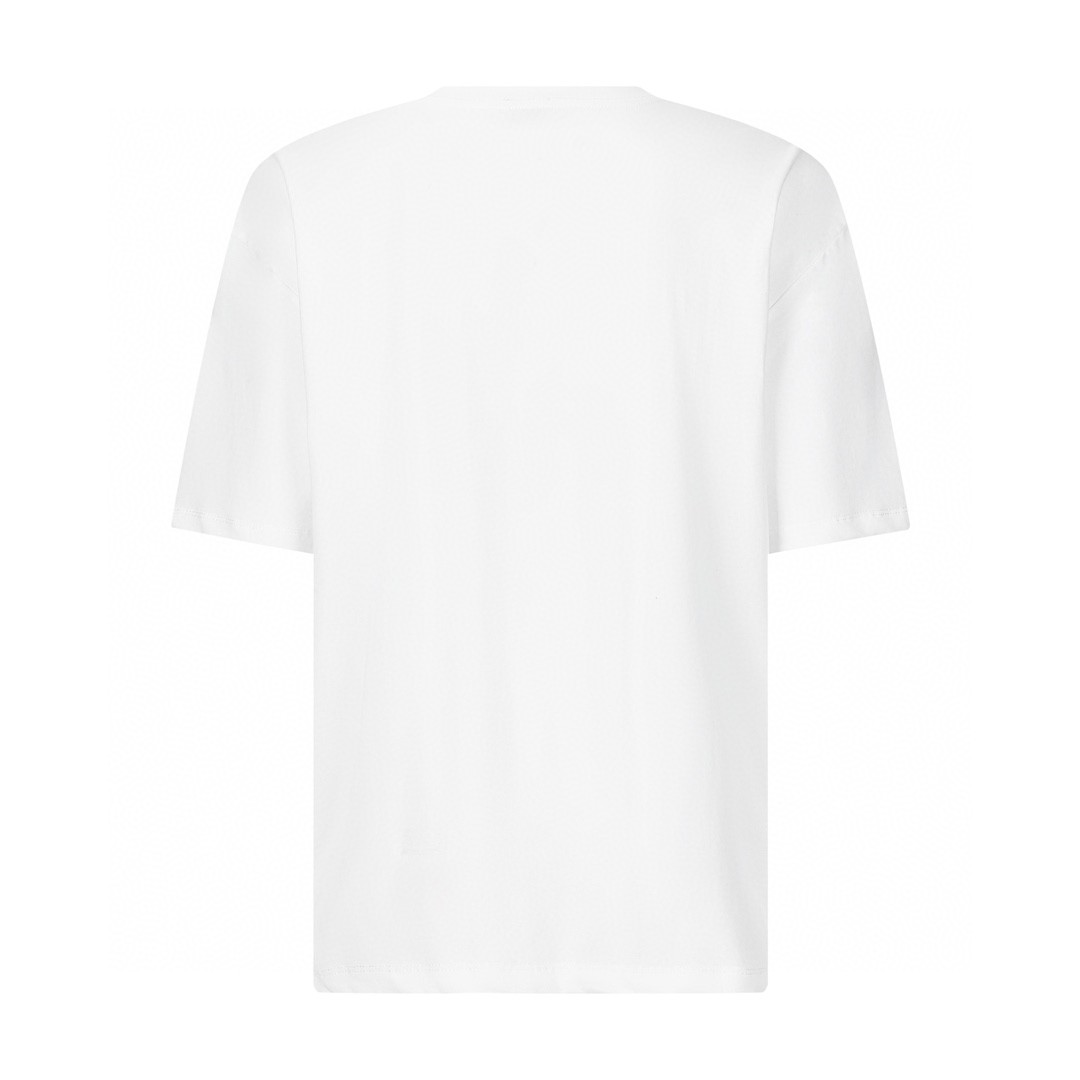 CELINE 赛琳 凯旋门大Logo字母印花 短袖 T恤 圆领 夏款 白色 2X56B671Q-01EA