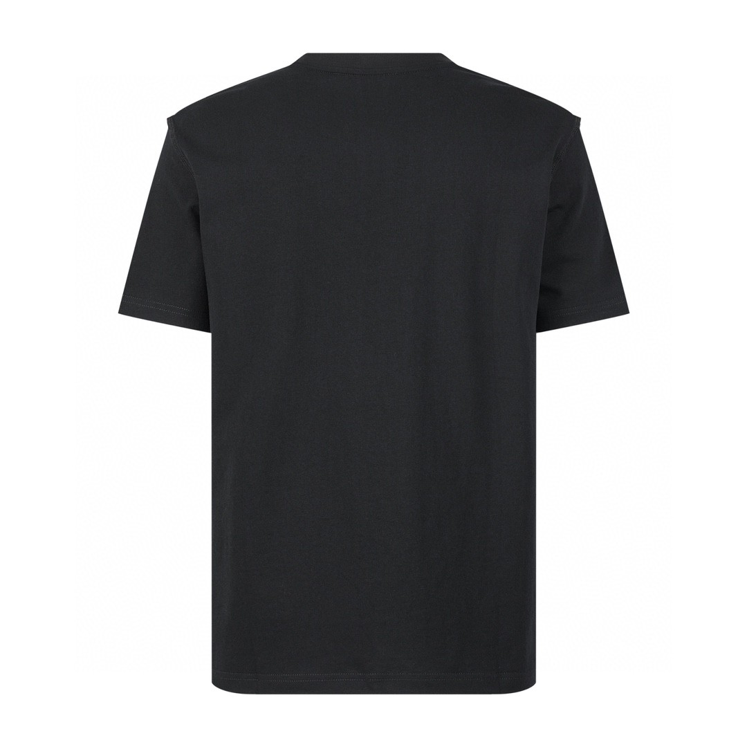 LOUIS VUITTON 路易威登 胸口金砖字母logo印花 套头 圆领 短袖 T 恤 上衣 夏款 黑色 