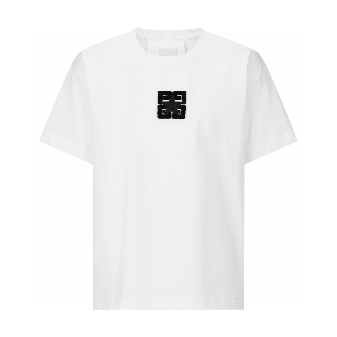 Givenchy 纪梵希 logo印花 T恤 短袖 套头 夏款 白色 BM71JB3YLZ-100