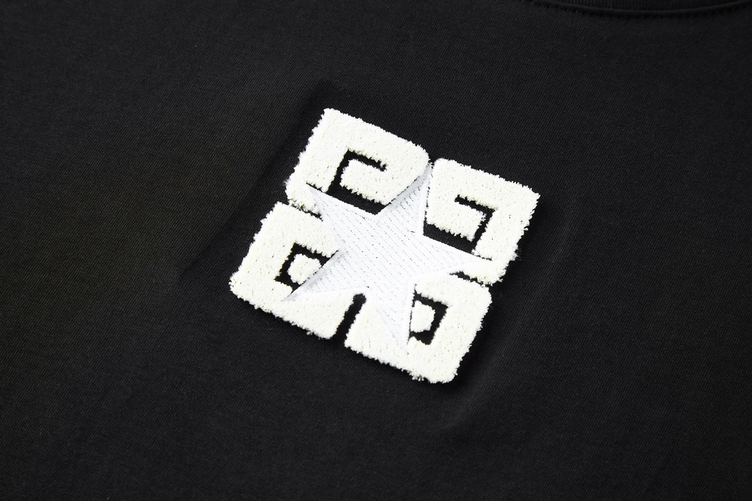 Givenchy 纪梵希 logo印花 T恤 短袖 套头 夏款 黑色 BM71JB3YLZ-001