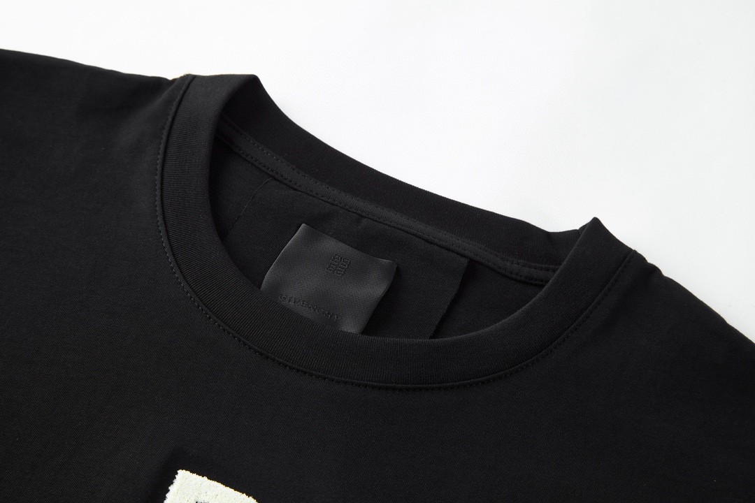 Givenchy 纪梵希 logo印花 T恤 短袖 套头 夏款 黑色 BM71JB3YLZ-001
