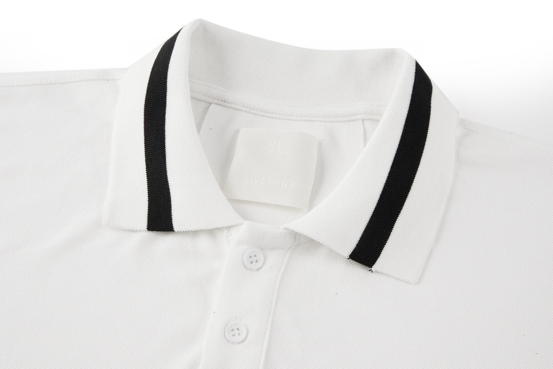 Givenchy 纪梵希口袋刺绣Polo衫 T恤 短袖 套头 夏款 白色