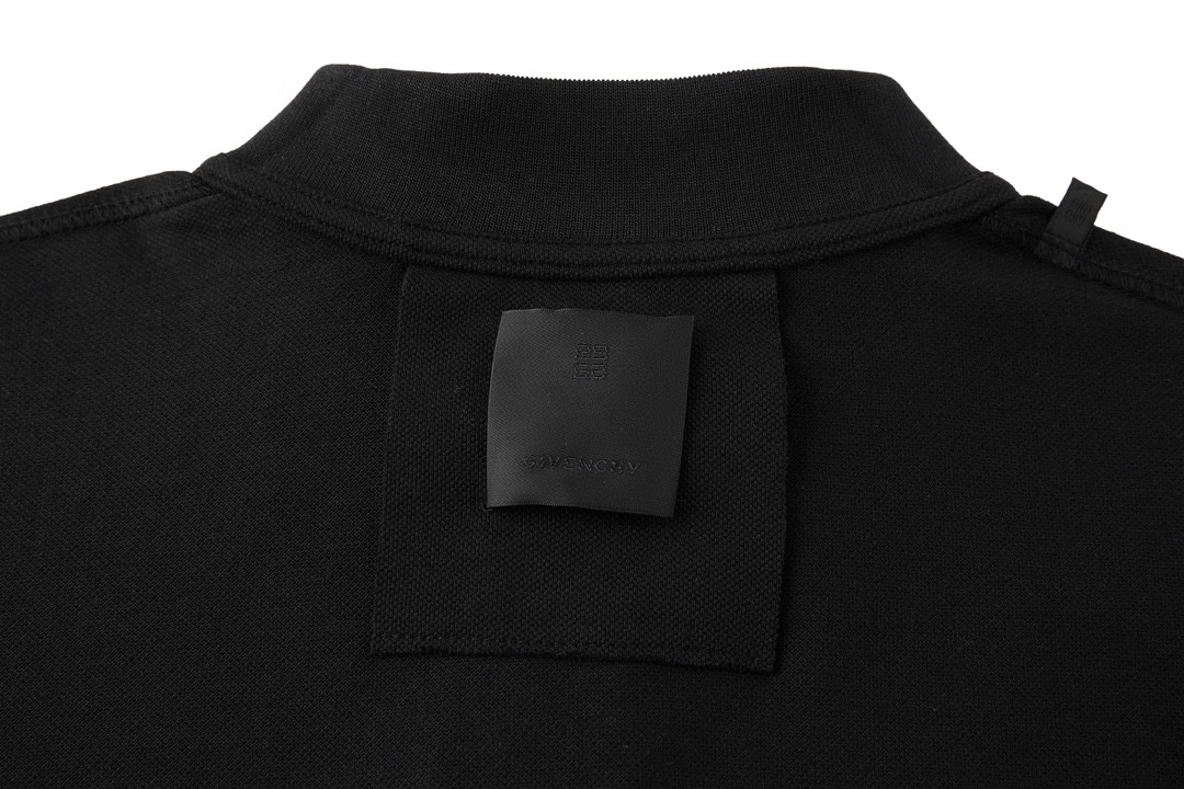 Givenchy 纪梵希口袋刺绣Polo衫 T恤 短袖 套头 夏款 黑色 