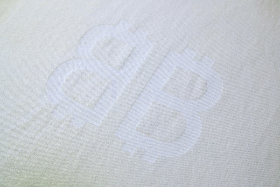 Balenciaga 巴黎世家 双B泥染字母Logo印花 圆领 短袖 T恤 夏季 白色 739784TOVU69012