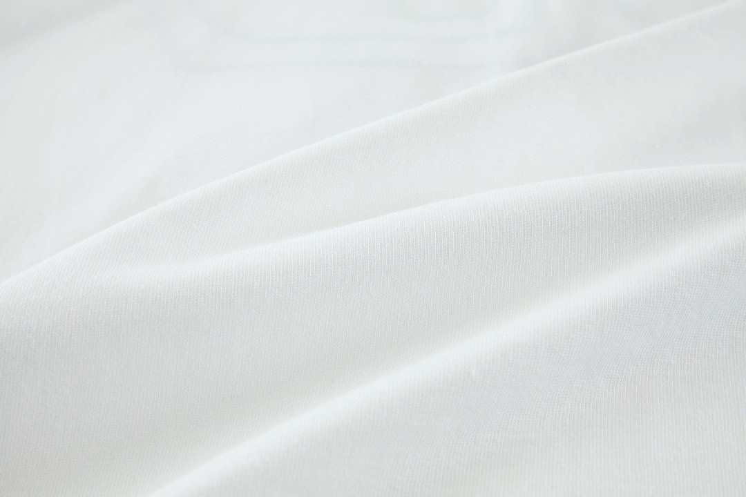 LOUIS VUITTON 路易威登 SS22 针脚印花刺绣 短袖 圆领 T 恤 上衣 夏款 白色 1A7X53