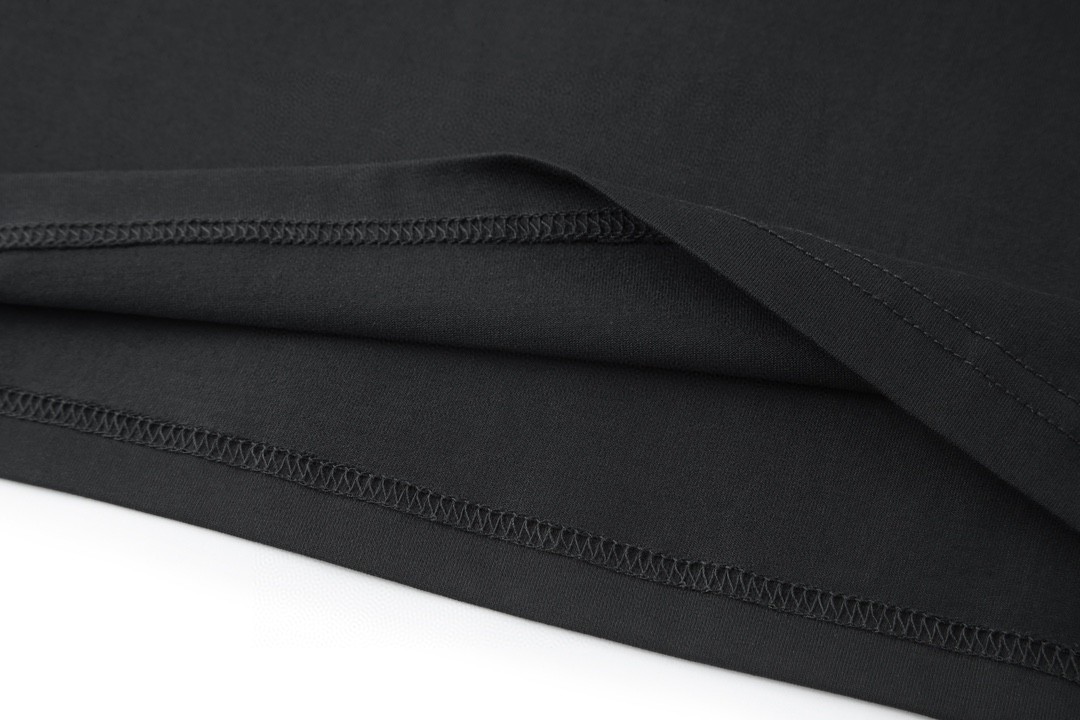 DIOR 迪奥 纯色字母Logo印花 圆领 T恤 短袖 夏季 黑色 863J621I0533-C980