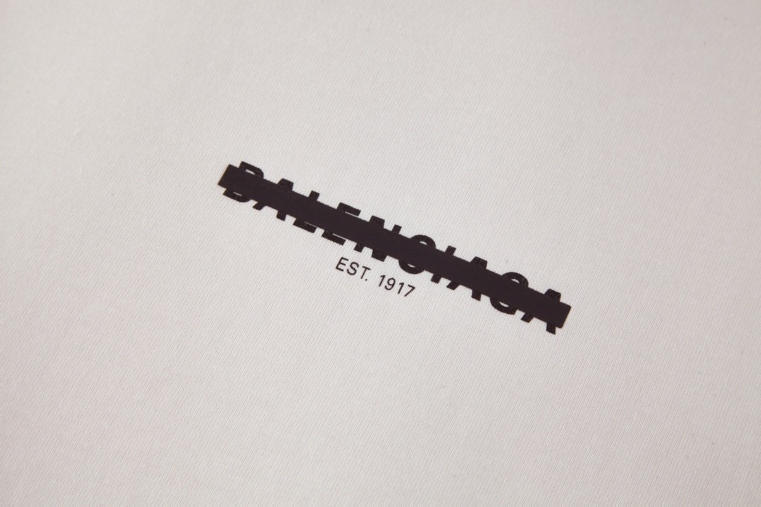 Balenciaga 巴黎世家 封条字母Logo印花 圆领 短袖 T恤 夏季 白色 694576TMVJ60980