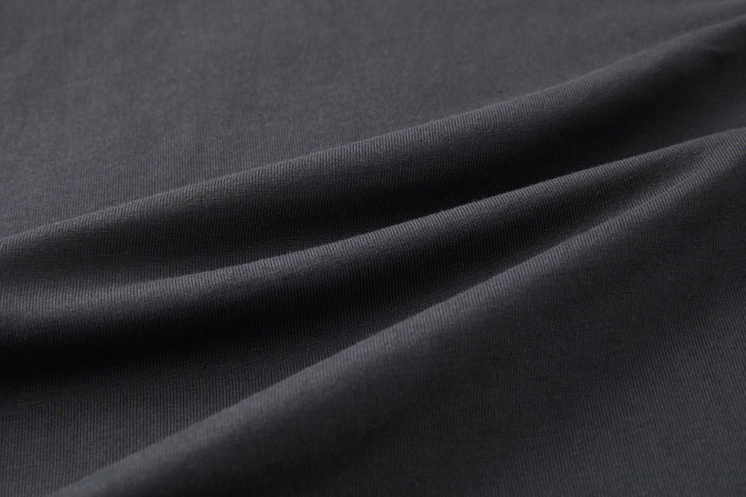 Balenciaga 巴黎世家 裂纹字母Logo印花 圆领 短袖 T恤 夏季 黑色