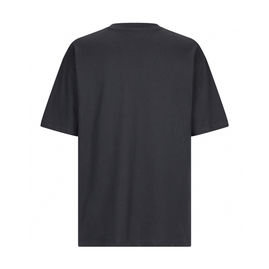 Balenciaga 巴黎世家 裂纹字母Logo印花 圆领 短袖 T恤 夏季 黑色