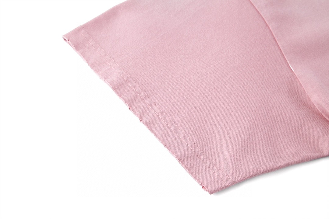 Balenciaga 巴黎世家 巴黎铁塔夜景 圆领 短袖 T恤 夏季 粉色 739028TQVO15905