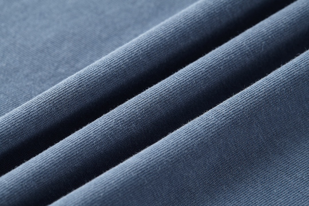 Balenciaga 巴黎世家 重影字母Logo印花 圆领 短袖 T恤 夏季 蓝色