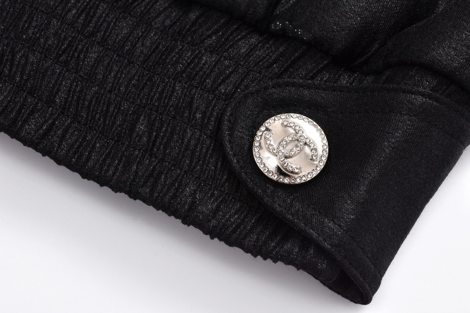 Chanel 香奈儿 拼色暗纹提花拉链夹克 外套 长袖 秋冬款 黑色