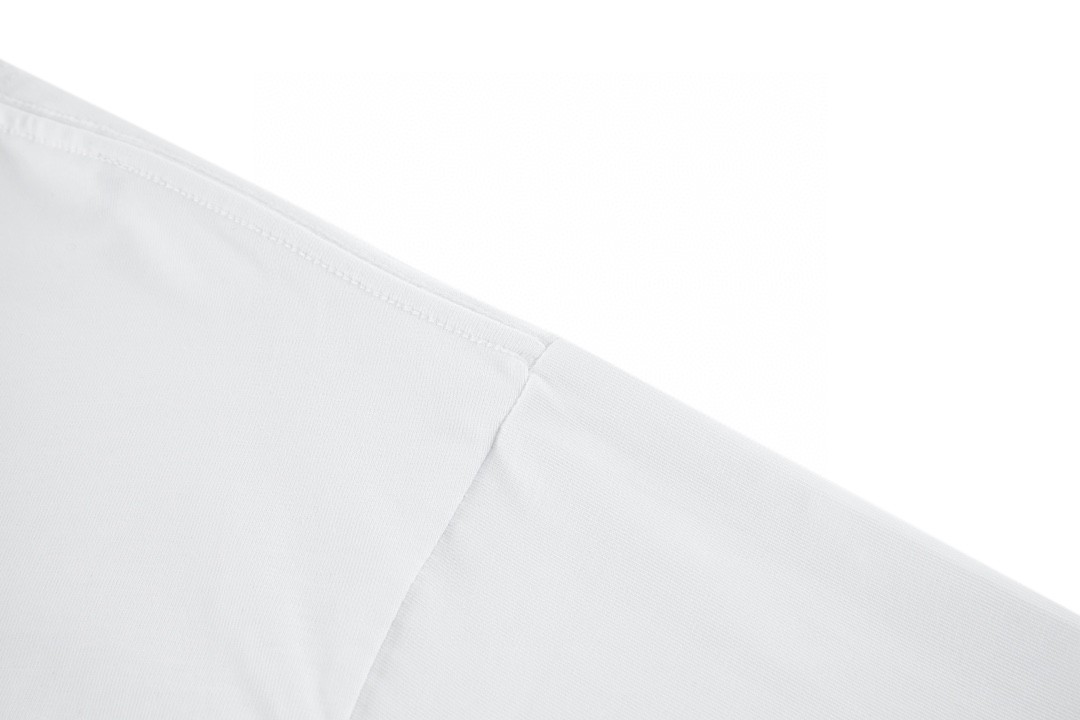 DIOR 迪奥 铭牌字母刺绣Logo标语 圆领 T恤 短袖 夏季 白色 343J696C0554-C088