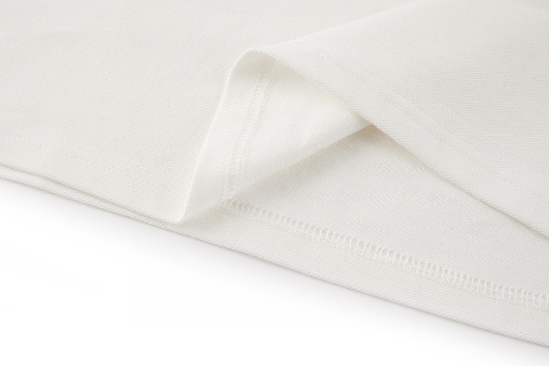 GUCCI 古驰 领口GG字母logo条纹边饰Polo衫 短袖 T恤 夏季 米白色 768630-XJF45-9733