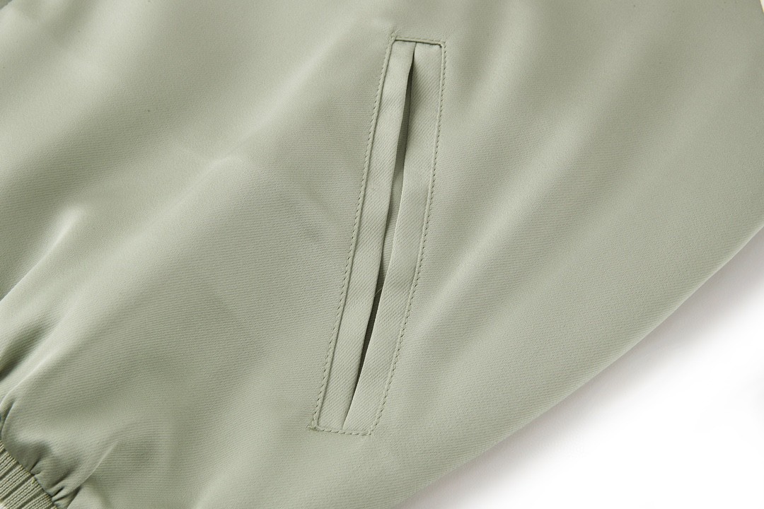 LOUIS VUITTON 路易威登 龙年像素丝绸夹克 外套 棒球服 绿色