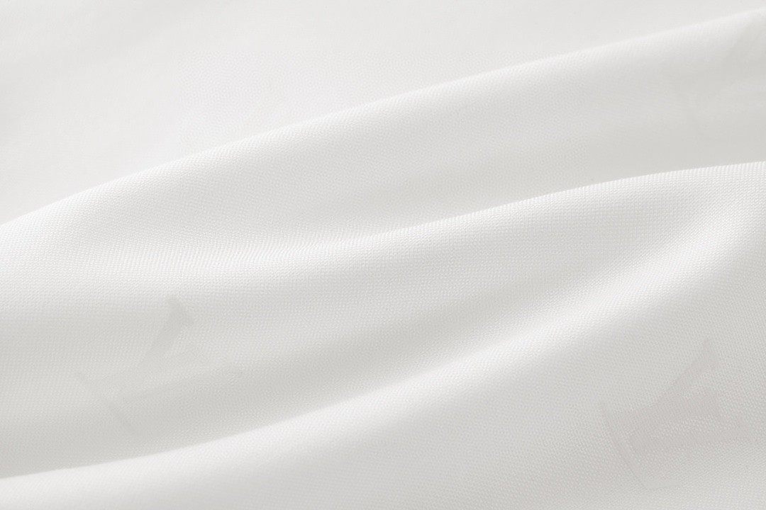 LOUIS VUITTON 路易威登 满印字母logo衬衫 长袖 白色 