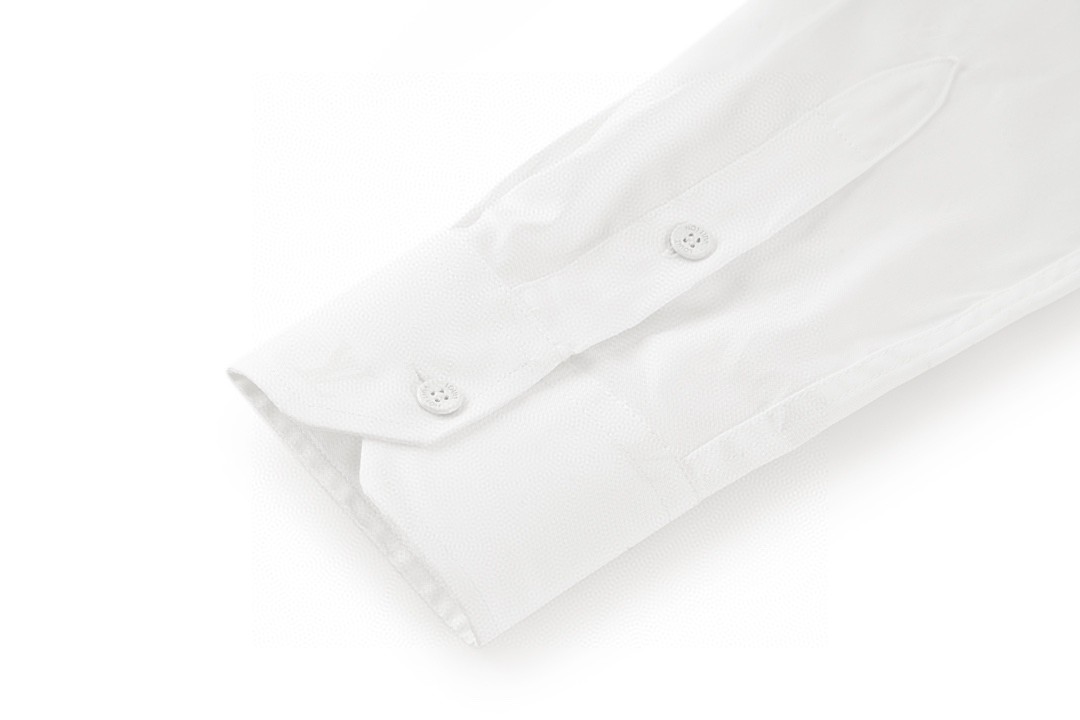 LOUIS VUITTON 路易威登 满印字母logo衬衫 长袖 白色 