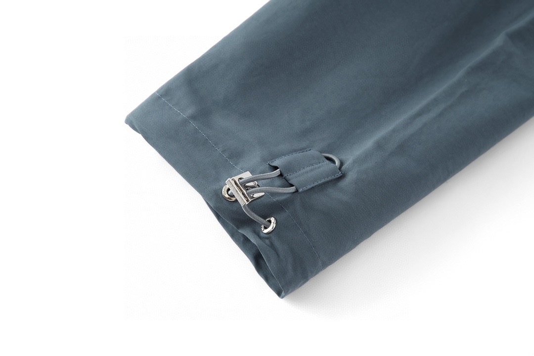 DIOR 迪奥 SS24 Logo字母贴布刺绣翻领拉链夹克 外套 长袖 灰色 493C518A5834-C885