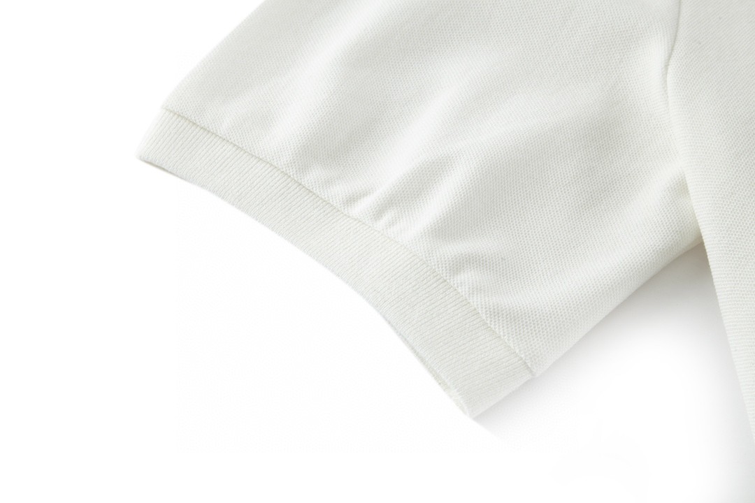 PRADA 普拉达 三角标口袋Polo衫 短袖 T恤 白色