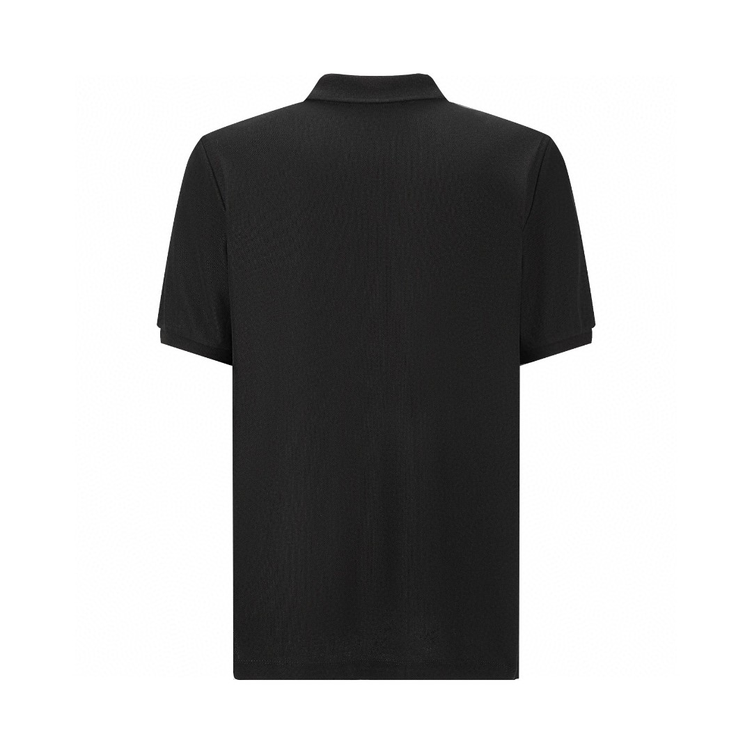 PRADA 普拉达 三角标口袋Polo衫 短袖 T恤 黑色 