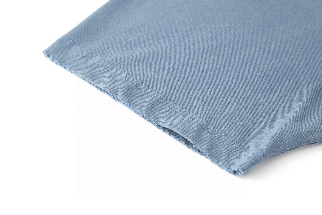  Balenciaga 巴黎世家 美纹纸 胶带 logo印花短袖 T 恤 圆领 夏季 蓝色 739784TOVA94530