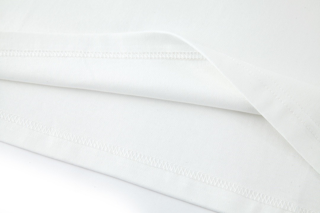 PRADA 普拉达 纯色刺绣字母logo T恤 长袖 白色 