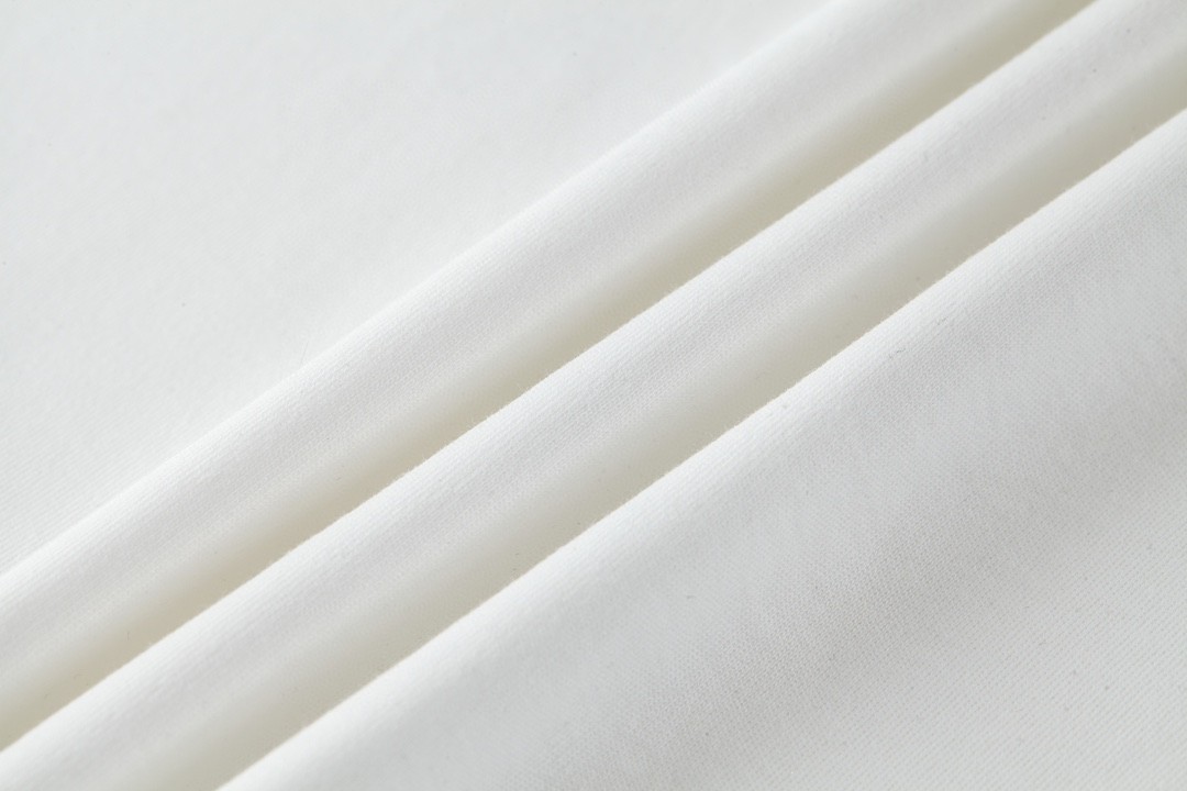 PRADA 普拉达 纯色领口logo徽标 T恤 长袖 白色 