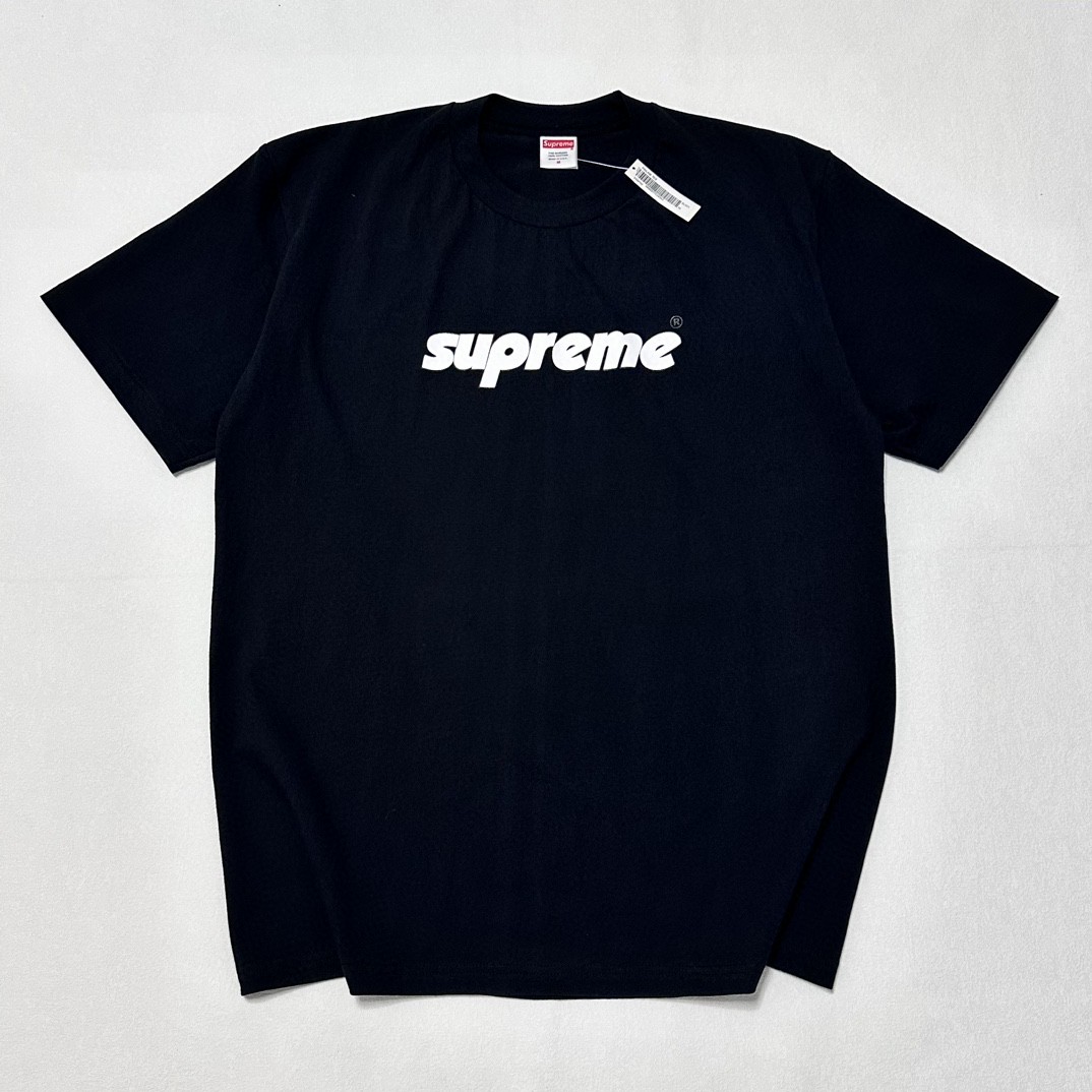 Supreme PINLINE TEE 字母logo短袖 T恤 黑色 白色 男女同款 SUP-SS24-153