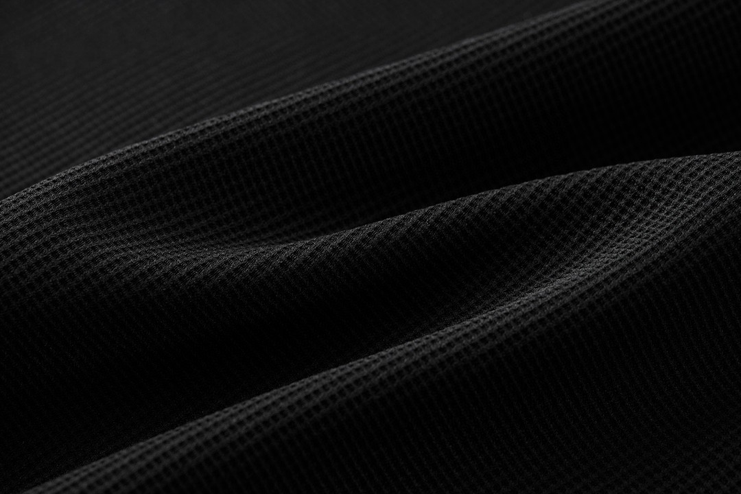 PRADA 普拉达 纯色华夫格抽绳休闲裤 运动裤 裤子 短裤 黑色 