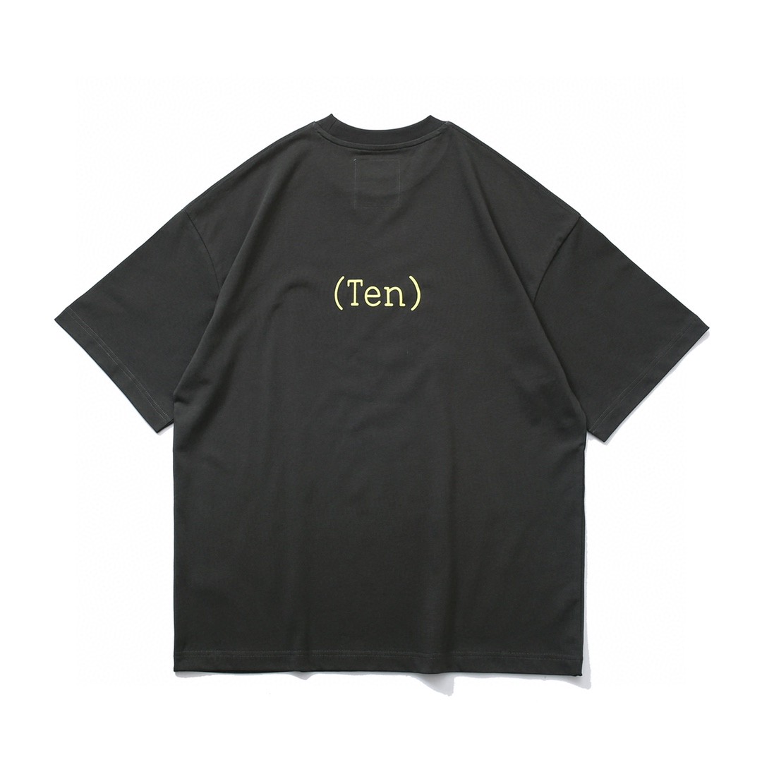 66#MADNESS 十周年限定 字母logo印花T恤 短袖 男女同款 黑色 绿色