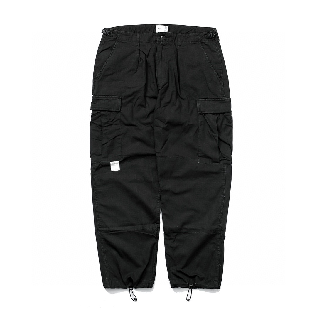 878#MADNESS 纯色口袋工装裤 伞兵裤 长裤 裤子 绿色 蓝色 黑色