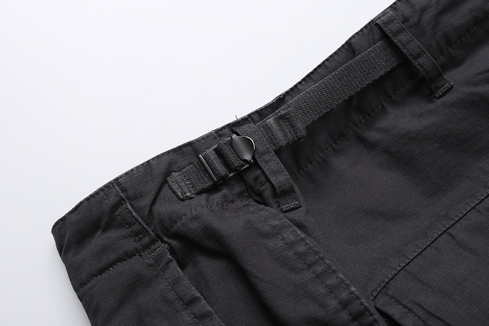 878#MADNESS 纯色口袋工装裤 伞兵裤 长裤 裤子 绿色 蓝色 黑色