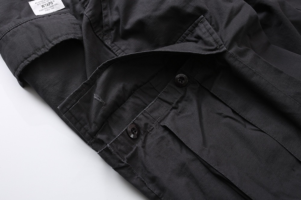 878#MADNESS 纯色口袋工装裤 伞兵裤 长裤 裤子 绿色 蓝色 黑色