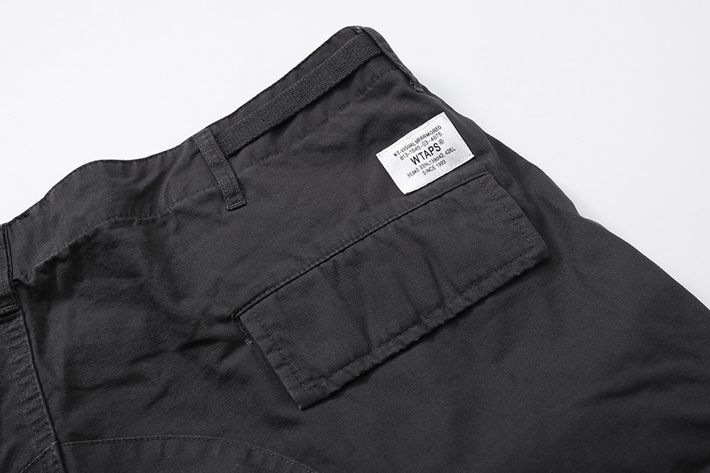 878#MADNESS 纯色口袋工装裤 伞兵裤 长裤 裤子 绿色 蓝色 黑色