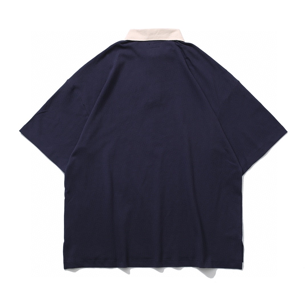 185#MADNESS 撞色Polo衫 T恤 短袖 男女同款 绿色 白色 蓝色