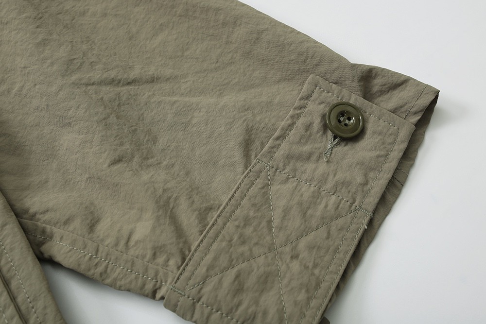 603#MADNESS 十周年限定纯色风衣衬衫 外套 长袖 秋冬季 休闲 男女同款 黑色 灰绿色