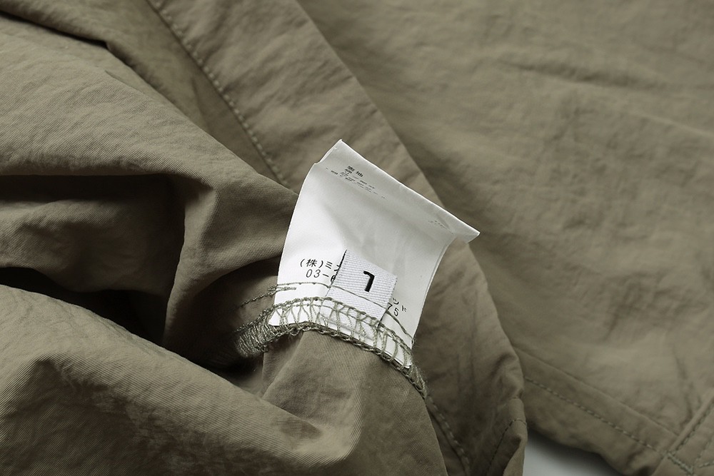 603#MADNESS 十周年限定纯色风衣衬衫 外套 长袖 秋冬季 休闲 男女同款 黑色 灰绿色