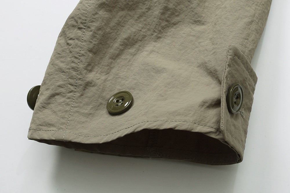 603#MADNESS 十周年限定纯色风衣衬衫 外套 长袖 秋冬季 休闲 男女同款 黑色 灰绿色