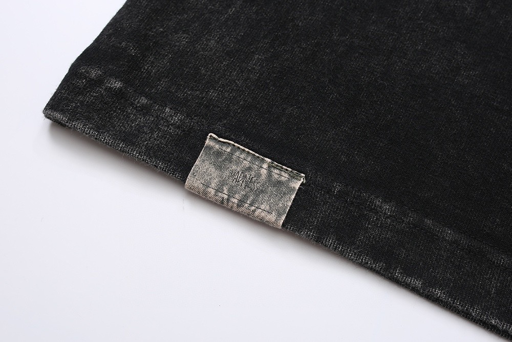 63#MADNESS 纯色口袋T恤 短袖 男女同款 灰绿色 白色 黑色