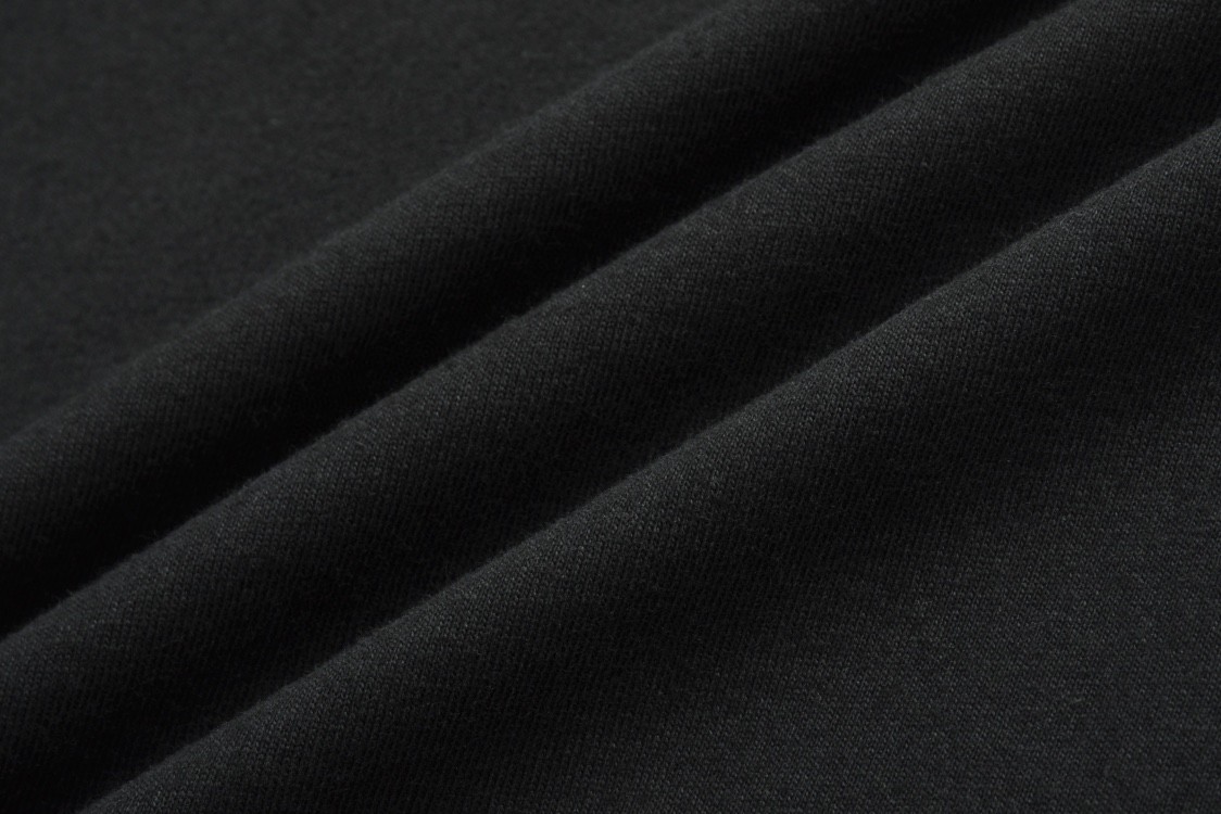 Balenciaga 巴黎世家 前后烫钻字母logo短袖 T恤 圆领 短款 夏季 黑色 