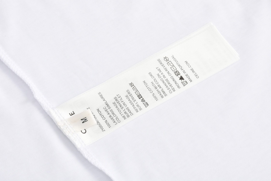 CELINE 赛琳 铆钉字母logo印花 短袖 T恤 圆领 夏款 白色 2X15M671Q-38YG