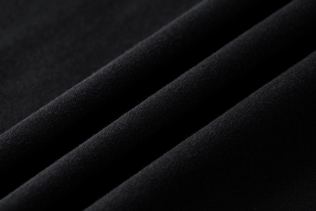 PRADA 普拉达 纯色尼龙口袋logo徽标 T恤 长袖 黑色 